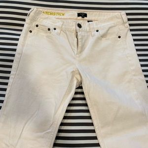 Gently Worn J.Crew White Jeans
